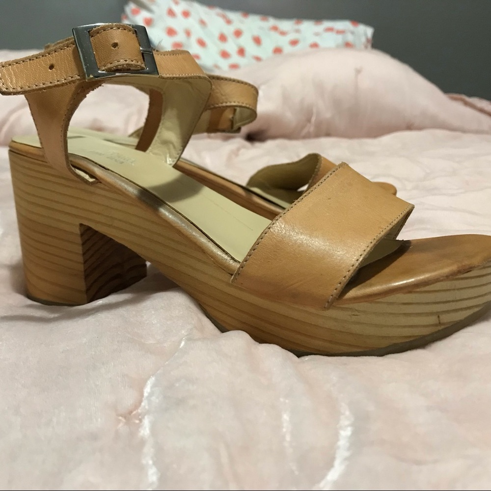 American Apparel Wooden Heels